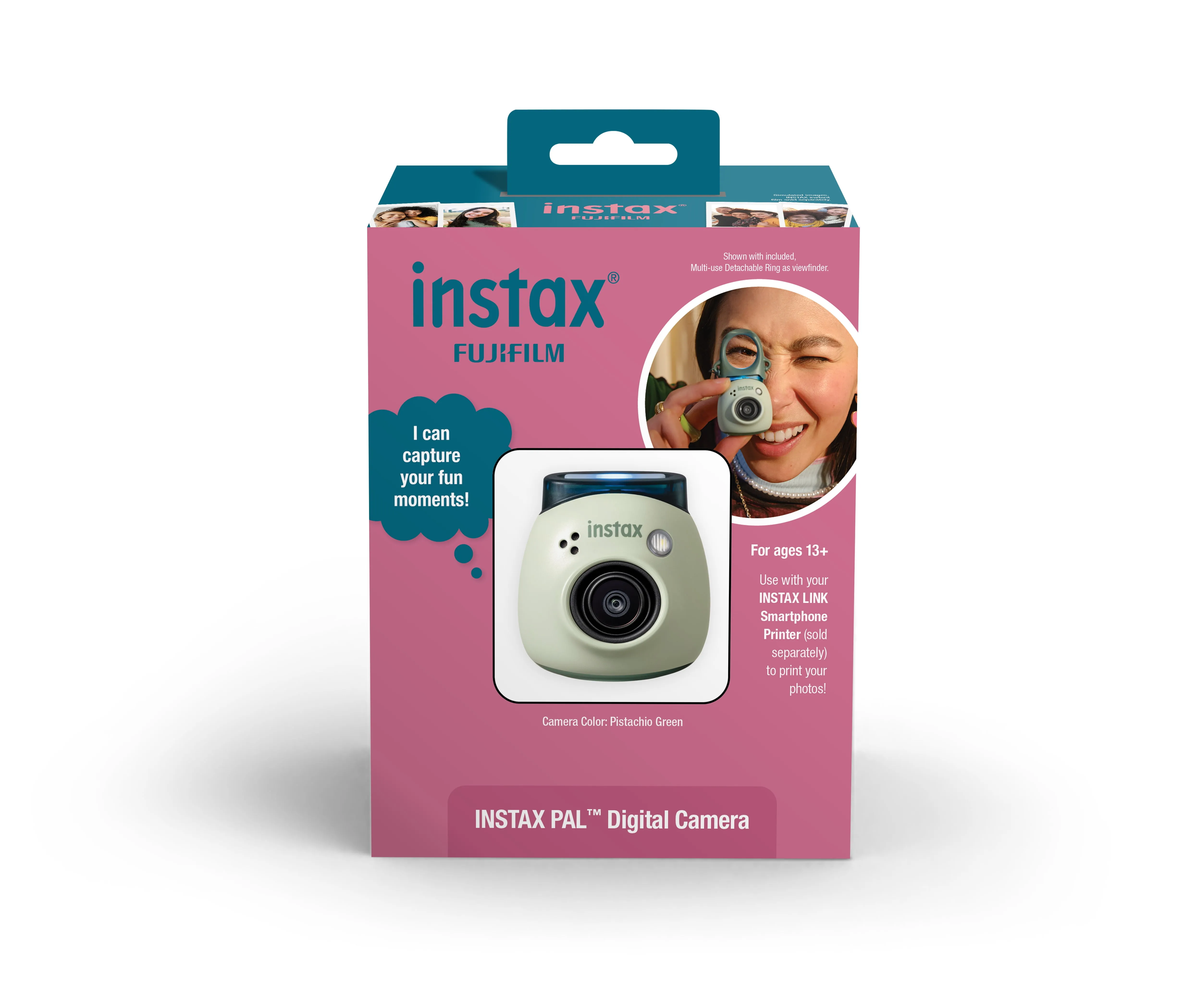 FUJI 600023912 - Instax Pal Green Digital Cam