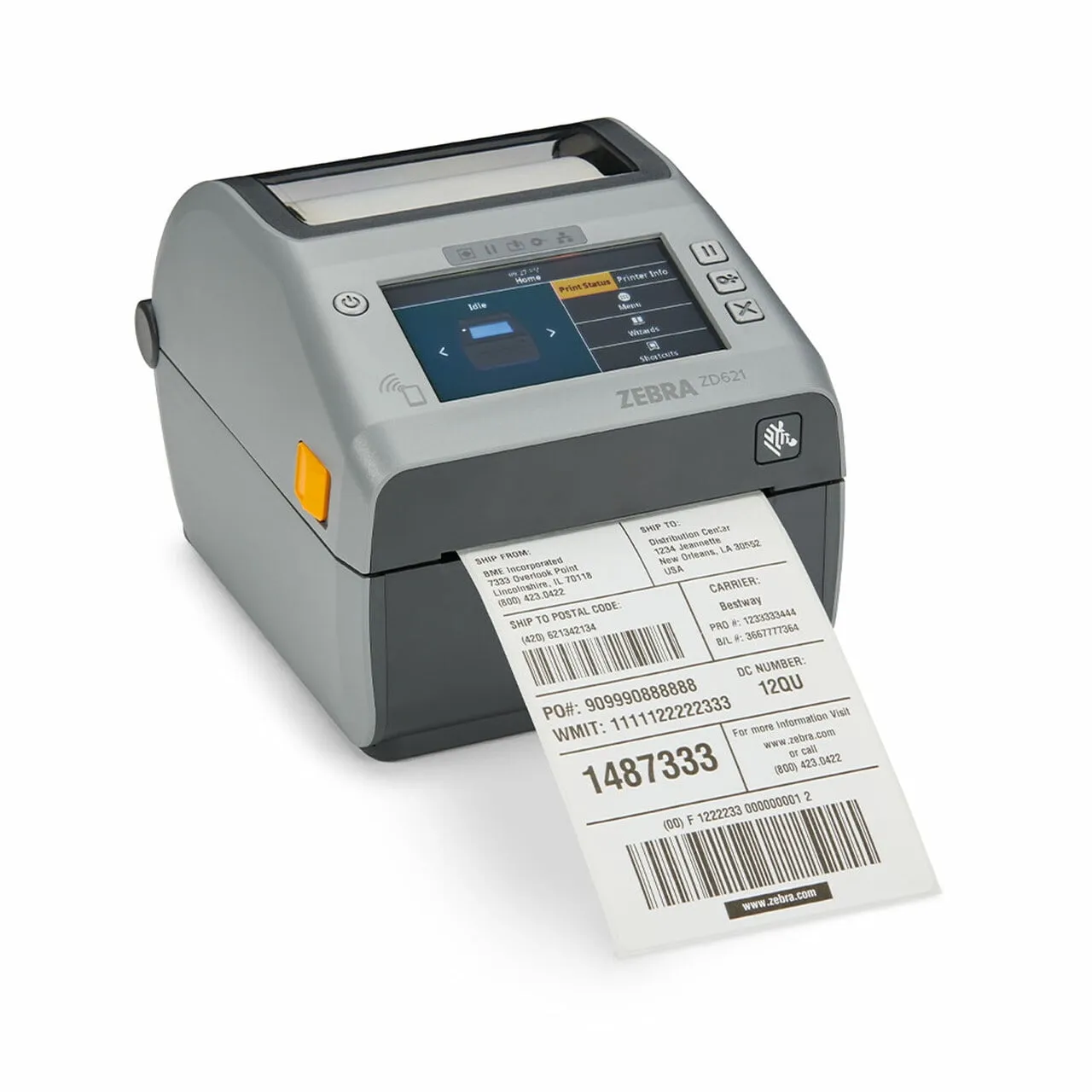 Zebra GX42-102410-000 — ZEBRA AIT,GX420T,203 DPI,THERMAL TRANSFER,EPL AND ZPL,USB,SERIAL,10/100 ETHERNET