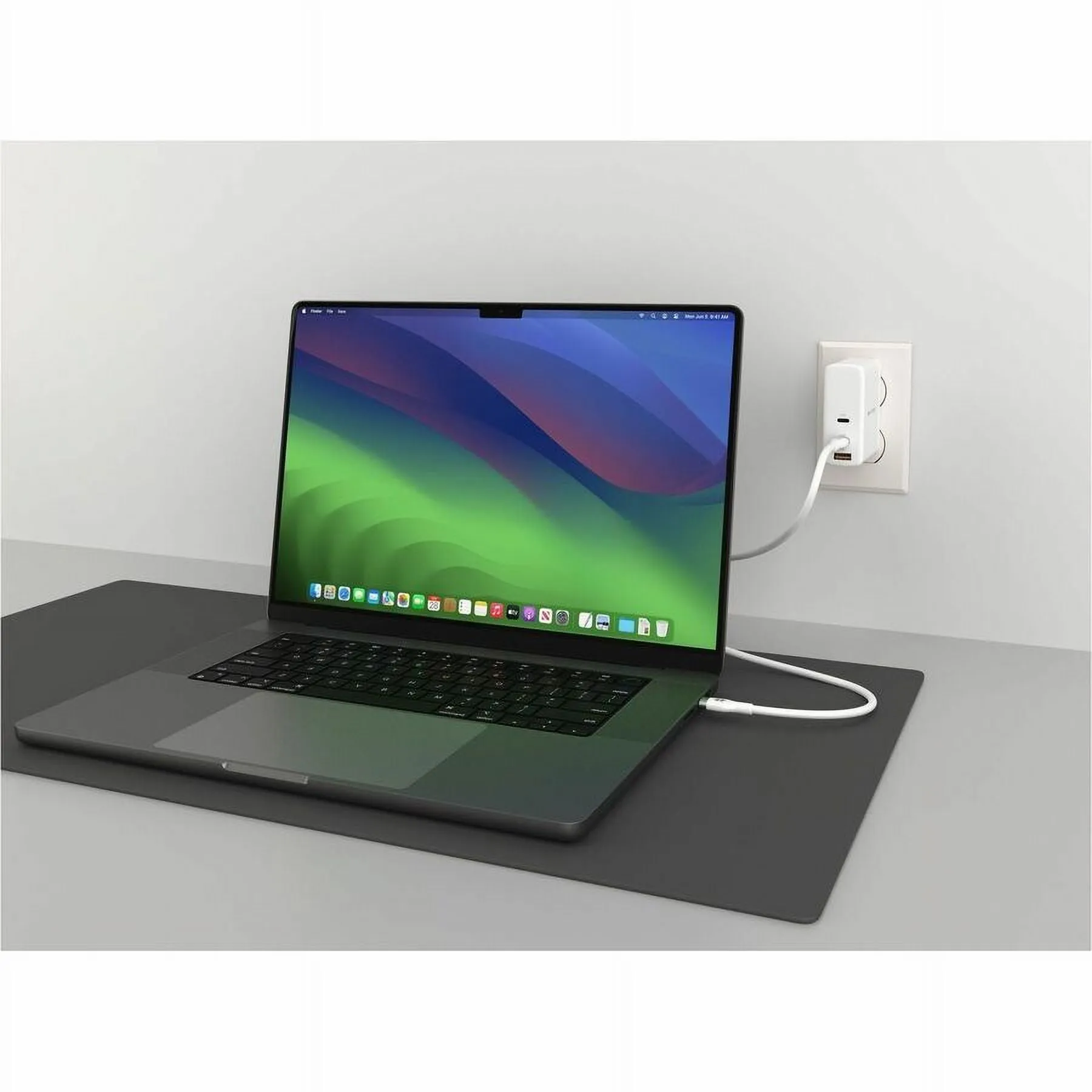 Targus HJ4002WHGL — 2M Silicone 240W USB-C Charging Cable