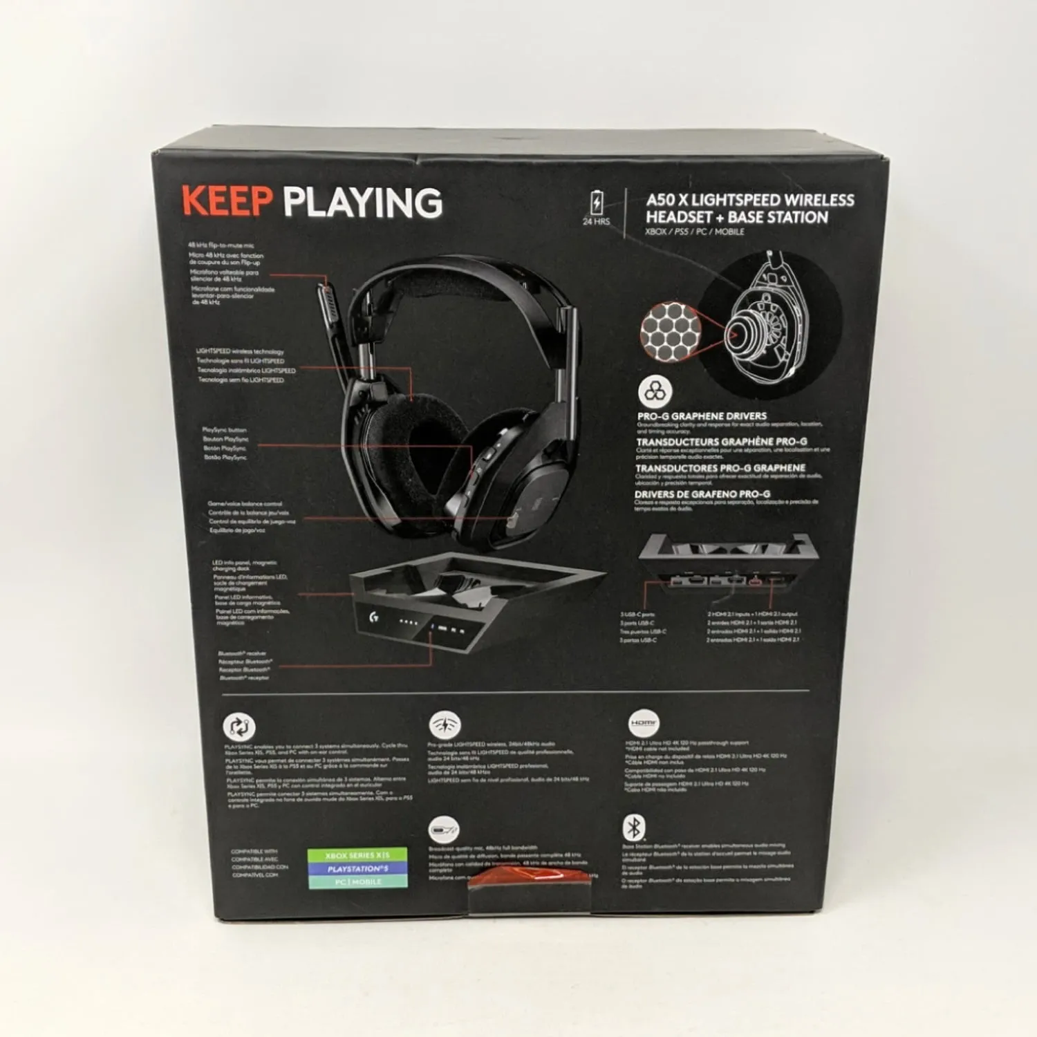 Logitech 939-002126 — A50 X LIGHTSPEED Wireless Gaming Headset