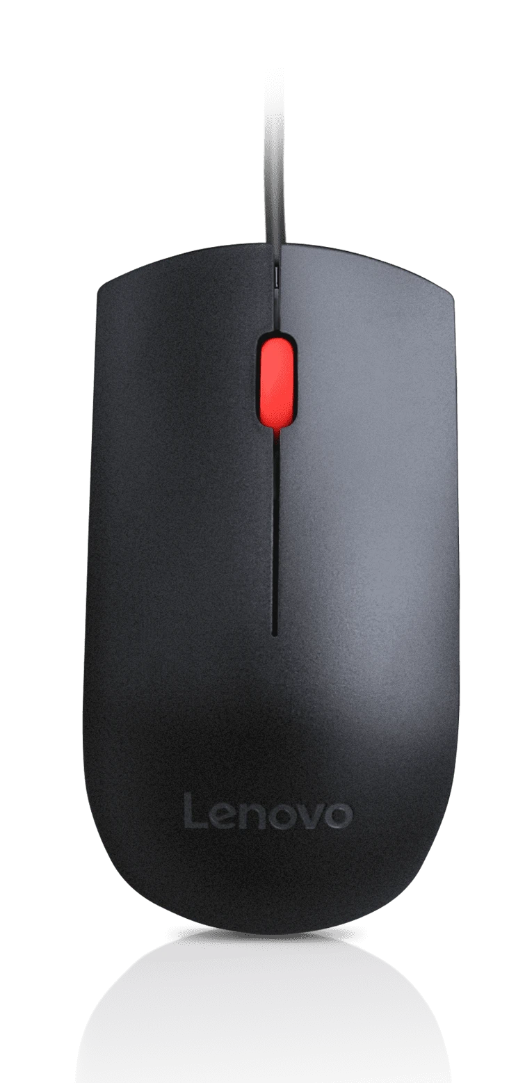 LENOVO 4Y50R20863 — NEW LENOVO ESSENTIAL USB MOUSE BLACK 1 YR