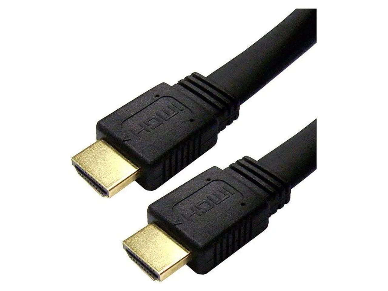 4XEM 4XHDMIFLAT3FT — 3FT High Speed Flat HDMI Cable - Ultra HD 4K 1M