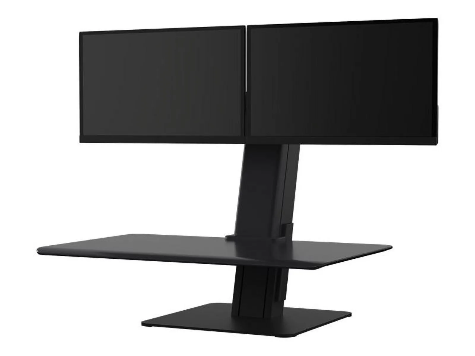 Humanscale QSE2DMB - QS ECO Dual Monitor Stand with Adjustable Features - Black