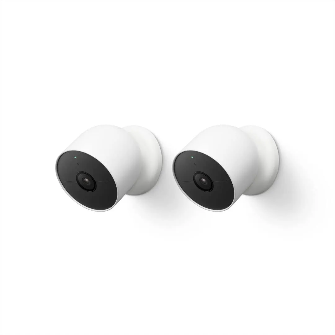 GOOGLE GA01894-US — CERTIFIED RENEWED GOOGLE NEST INDOOR OUTDOOR CAMERA 2-PACK WHITE 90 DAY COMPUTER