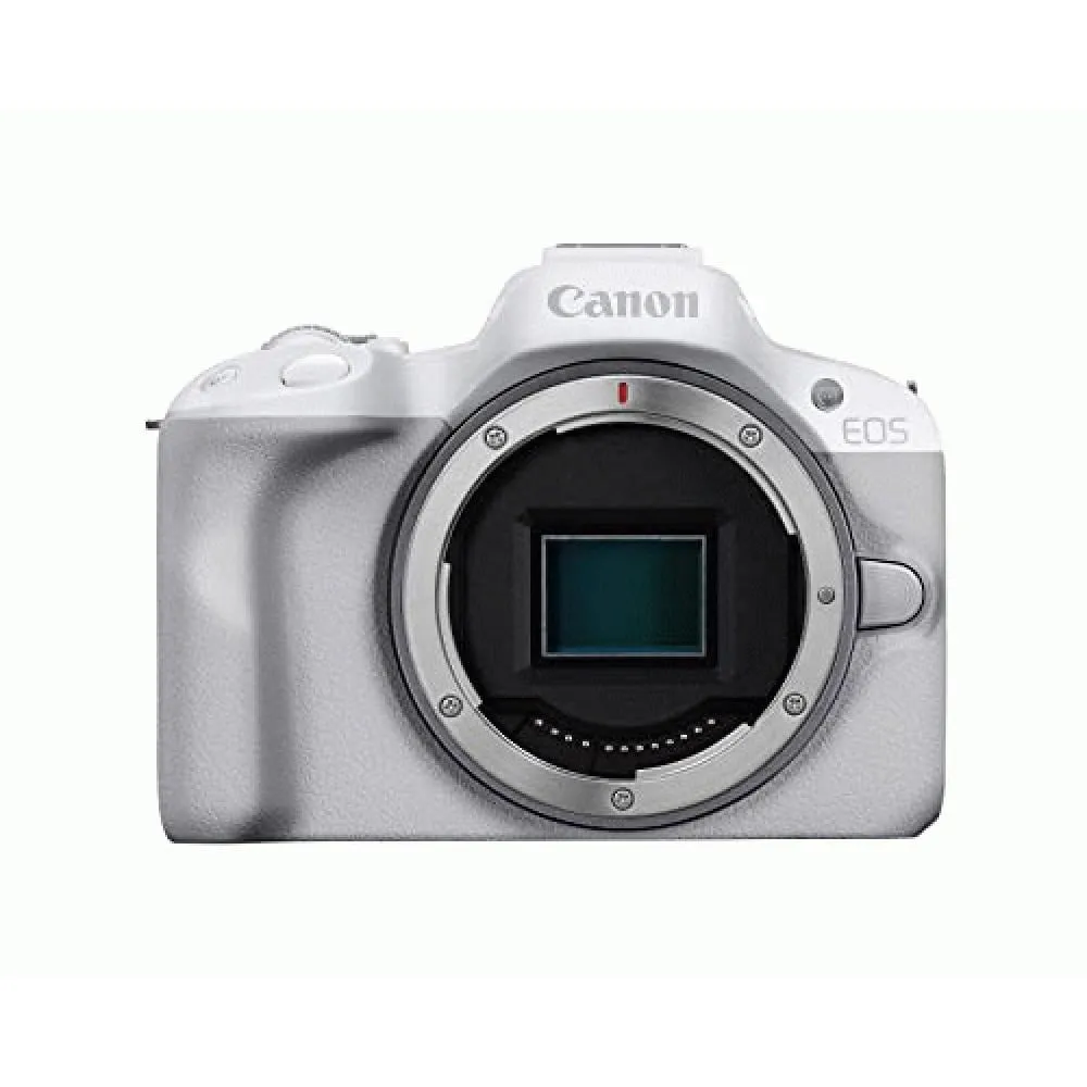 CANON 5812C002 — CANON EOS R50 MIRRORLESS CAMERA (WHITE, BODY ONLY)