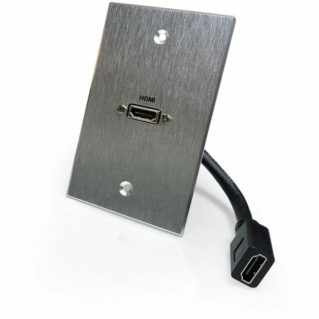 ‎Comprehensive Cable WPPT-HD1-AC — HDMI Single Gang Pass-Through Wall Plate with Pigtail