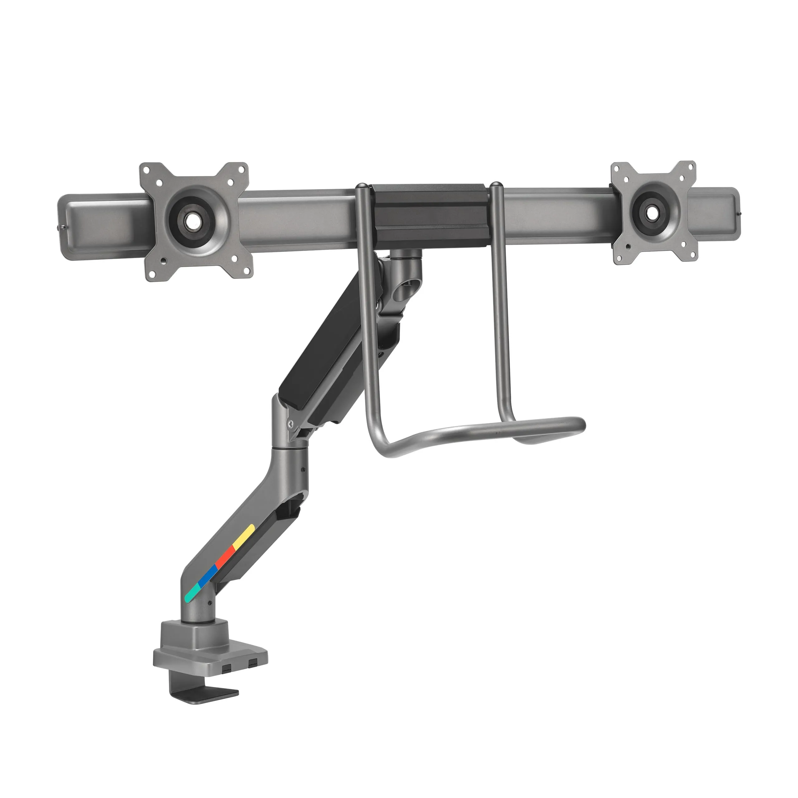 KENSINGTON K58272WW — SMARTFIT DUAL MONITOR ARM WITH CROSSBAR AND HANDLE