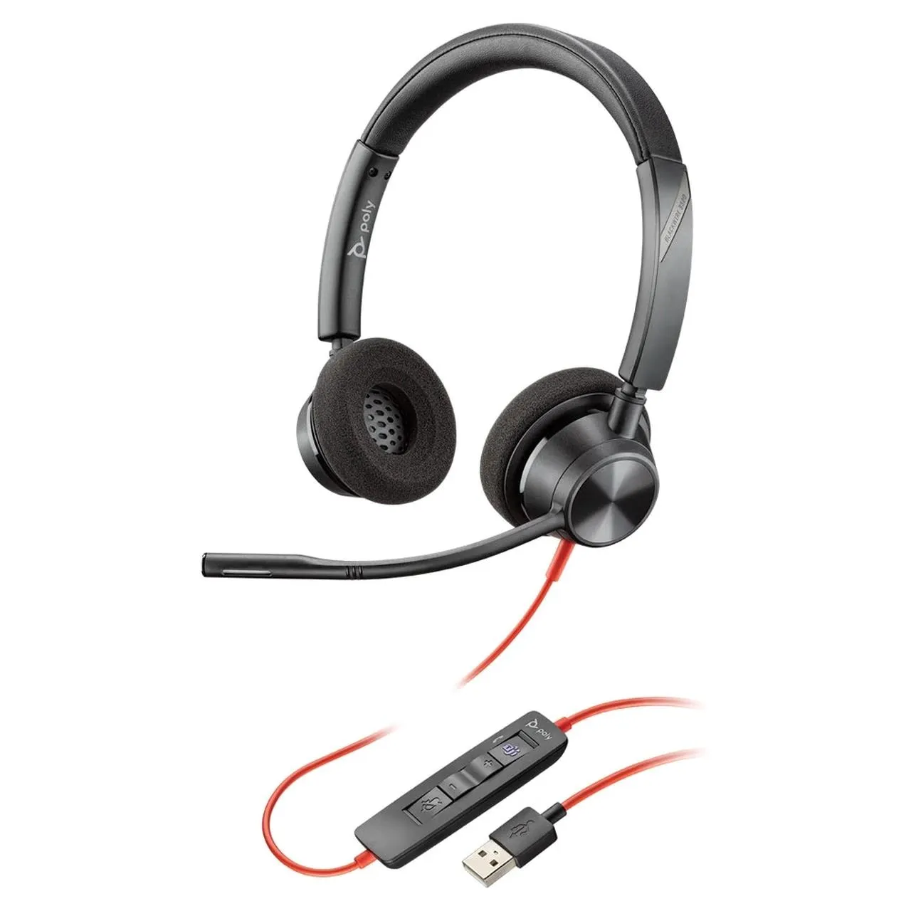 HP 8X219AA - POLY BW 3320 Stereo USB-C Headset with Dual Connectivity