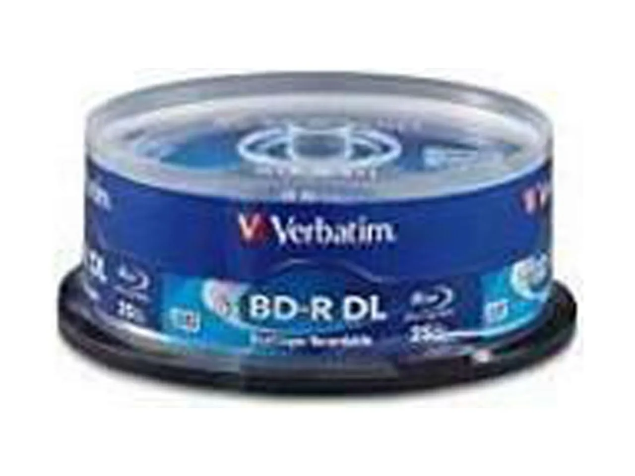 VERBATIM 98897 — VERBATIM BDXL 100GB 4X WHITE INKJET HUB PRINTABLE-10PK SPINDLE