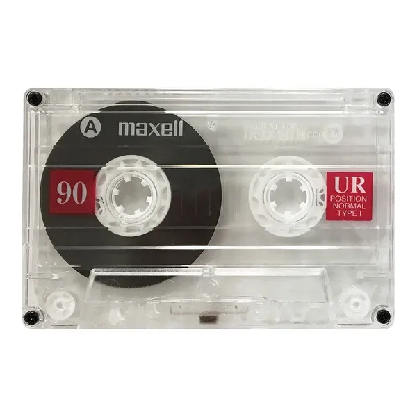MAXELL 108562 — UR-90 BLANK AUDIO CASSETTE TAPE 5-PK