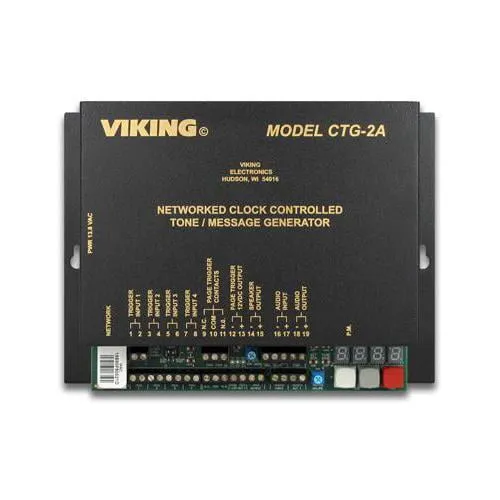 Viking Electronics VK-CTG-2A — Viking Electronics VK-CTG-2A Network Clock Controlled Tone Generator