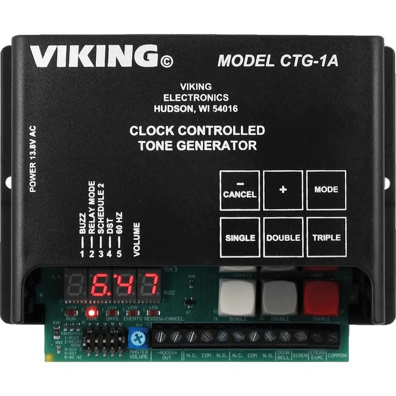 Viking Electronics VK-CTG-1A — Viking Electronics VK-CTG-1A Clock Controlled Tone Generator