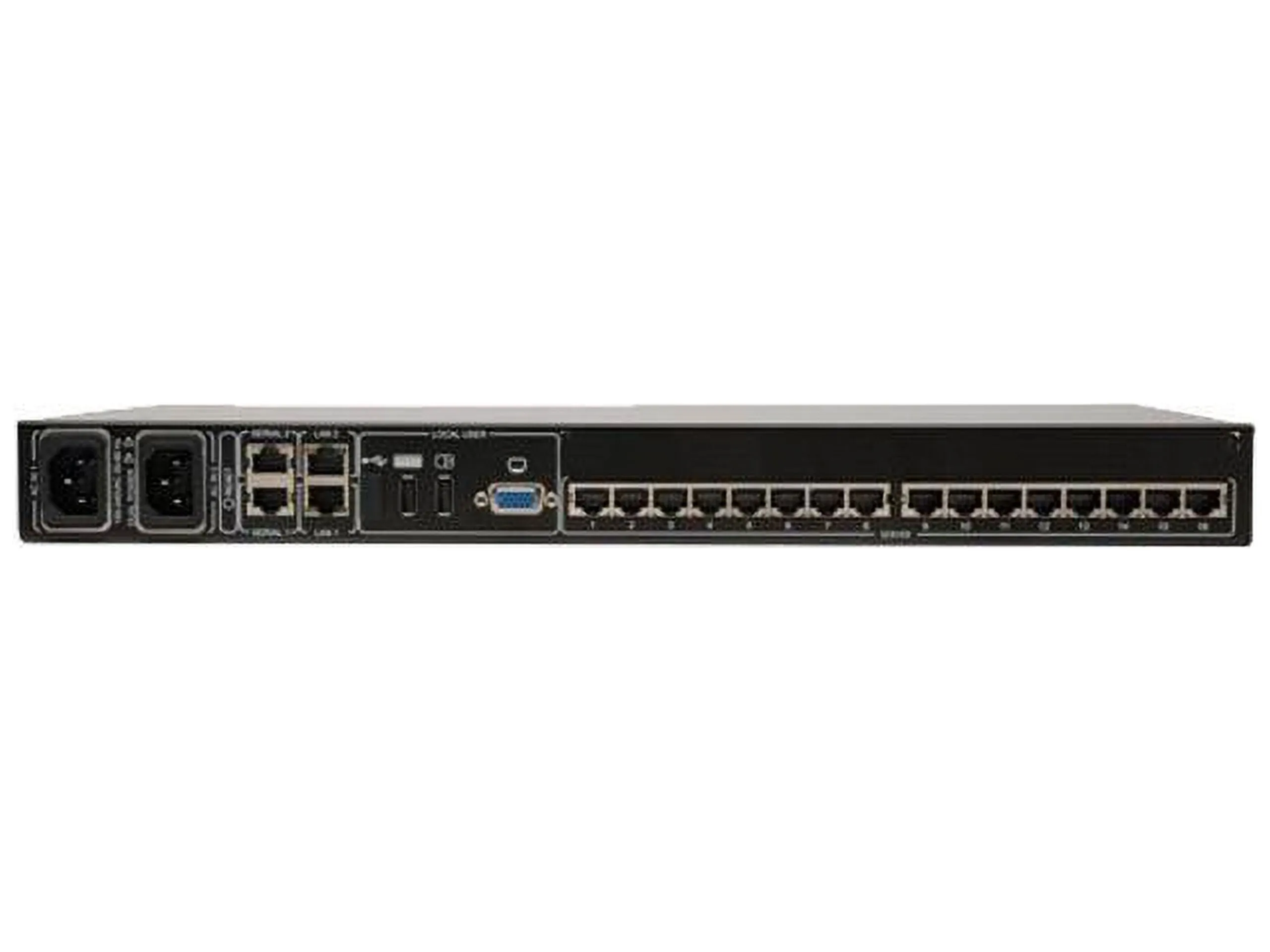 Tripp Lite B072-016-IP2 - Tripp Lite, KVM Switch, 2+1 User, 16-Port, NetCommander, 1UR