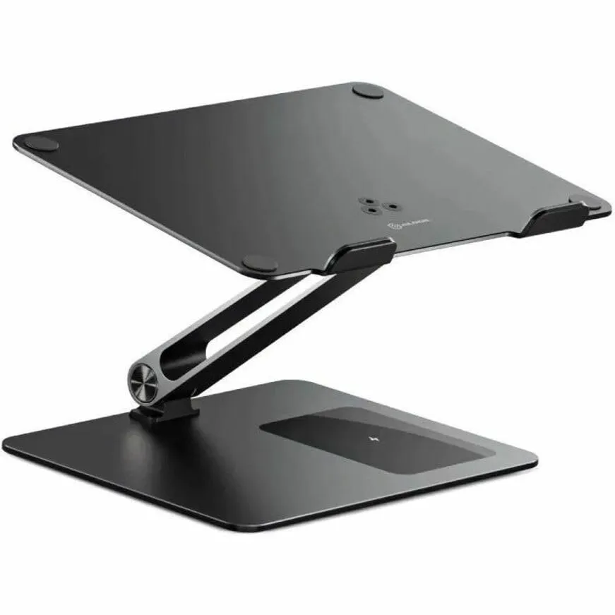 ALOGIC EPLSWCBK — ALOGIC ELITE POWER LAPTOP STAND WITH WIRELESS CHARGER - BLACK