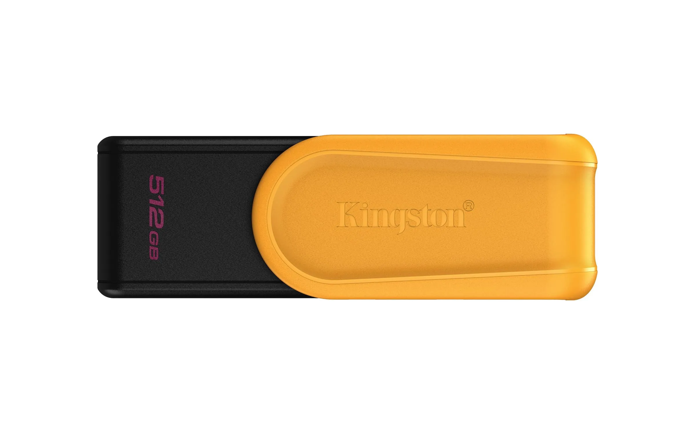 KINGSTON DTXS/512GB — 512GB PORTABLE USB 3.2 GEN 1 DATATRAVELER EXODIA S (BLACK/YELLOW)