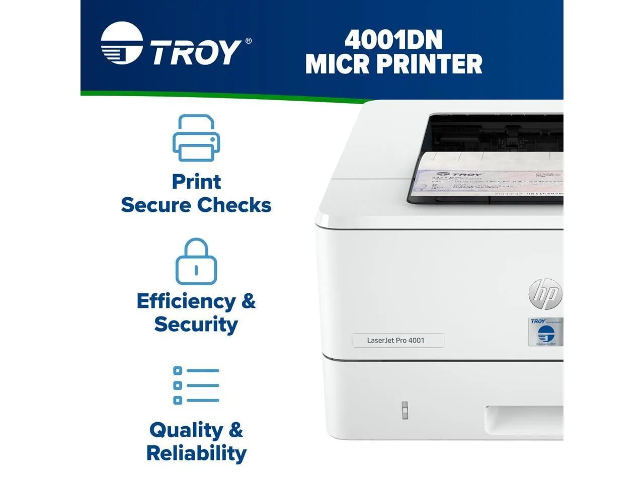 TROY 01-4001DM-101 — TROY 4001DN MICR PRINTER 1T/0L/110V