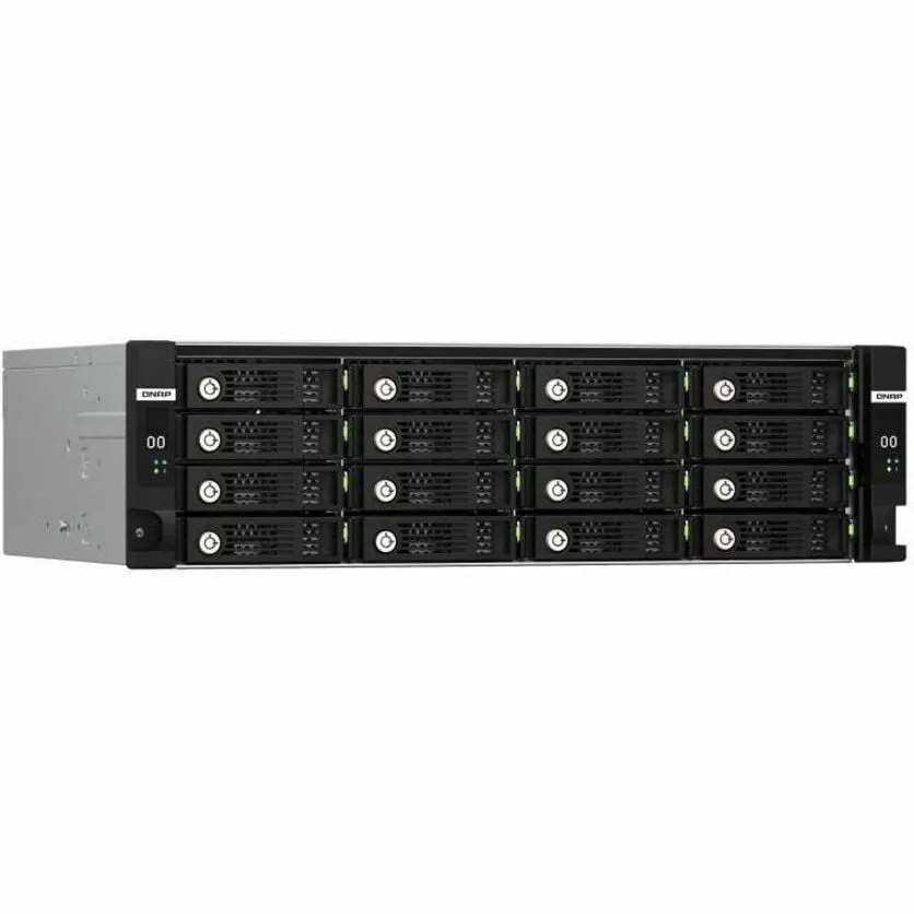QNAP TL-R1620SDC-US — QNAP 16-BAY 3U RACKMOUNT SAS 12GBPS JBOD DUAL CONTROLLER EXPANSION ENCLOSURE WIT