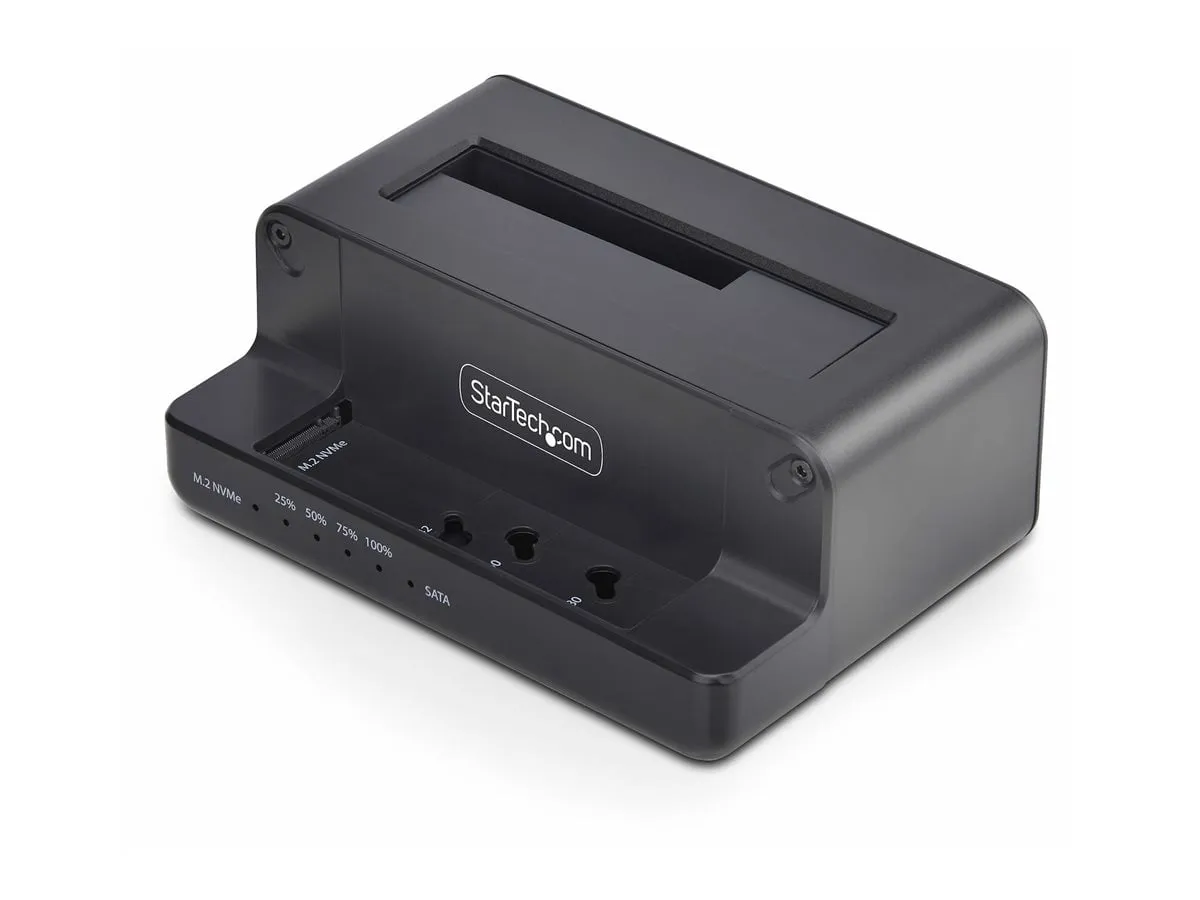 STARTECH N2-M2-SSD-DUPLICATOR — NVMe to 2.5/3.5 SATA Cloner