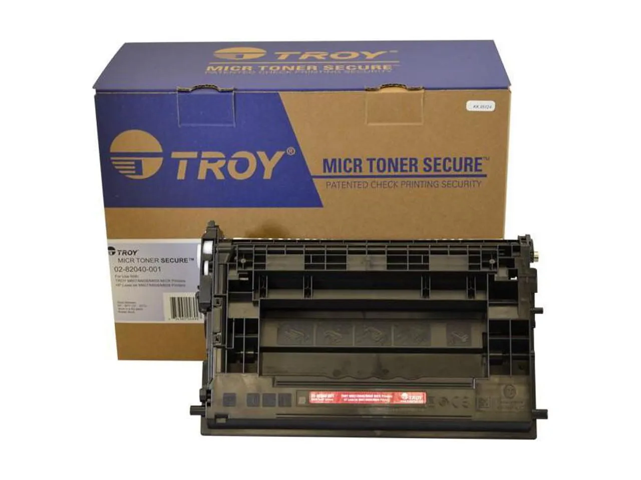TROY 02-82040-001 — TROY M607/M608/M609 MICR TONER SECURE CARTRIDGE YIELD APPROXIMATELY 11,000 PAGES
