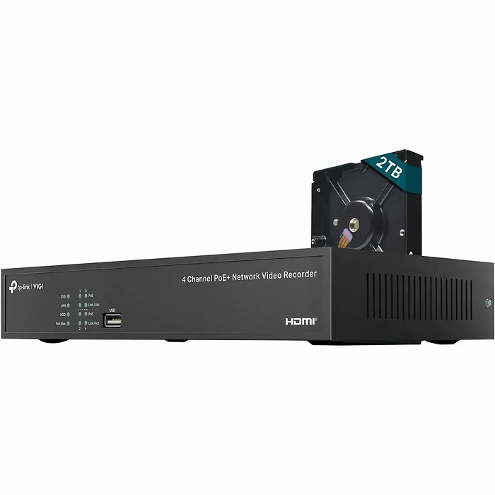 TPLINK-VIGI NVR1004H-4P-2TB
