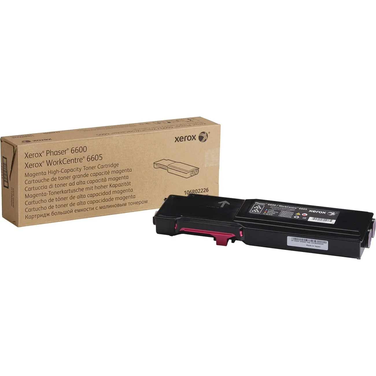 XEROX 106R02226 — XEROX 106R02226 - TONER CARTRIDGE - COLOR: MAGENTA - CAPACITY TYPE: HIGH CAPACIT