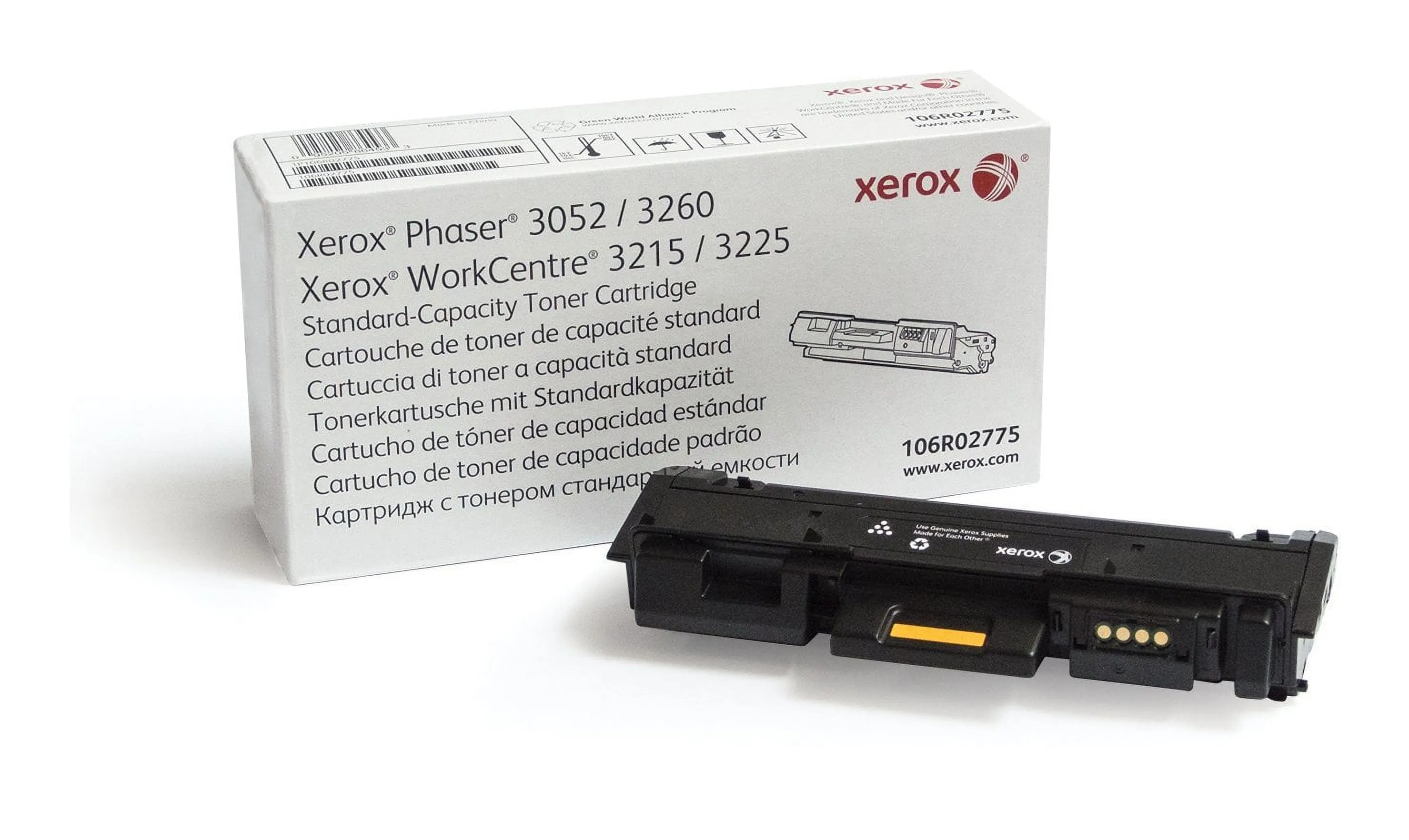 XEROX 106R02775 — Xerox Toner Cartridge - Laser - Standard Yield - 1500 Pages - Black - 1 Each