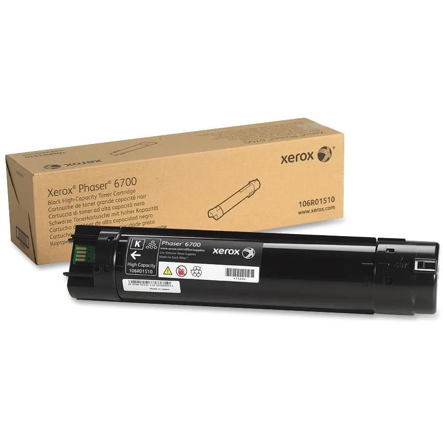 XEROX 106R01510 - Xerox High Capacity Black Toner Cartridge For Phaser 6700 10