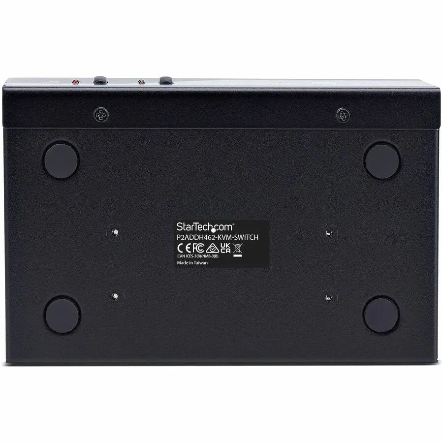STARTECH P2ADDH462-KVM-SWITCH — 2-Port DisplayPort + HDMI KVM