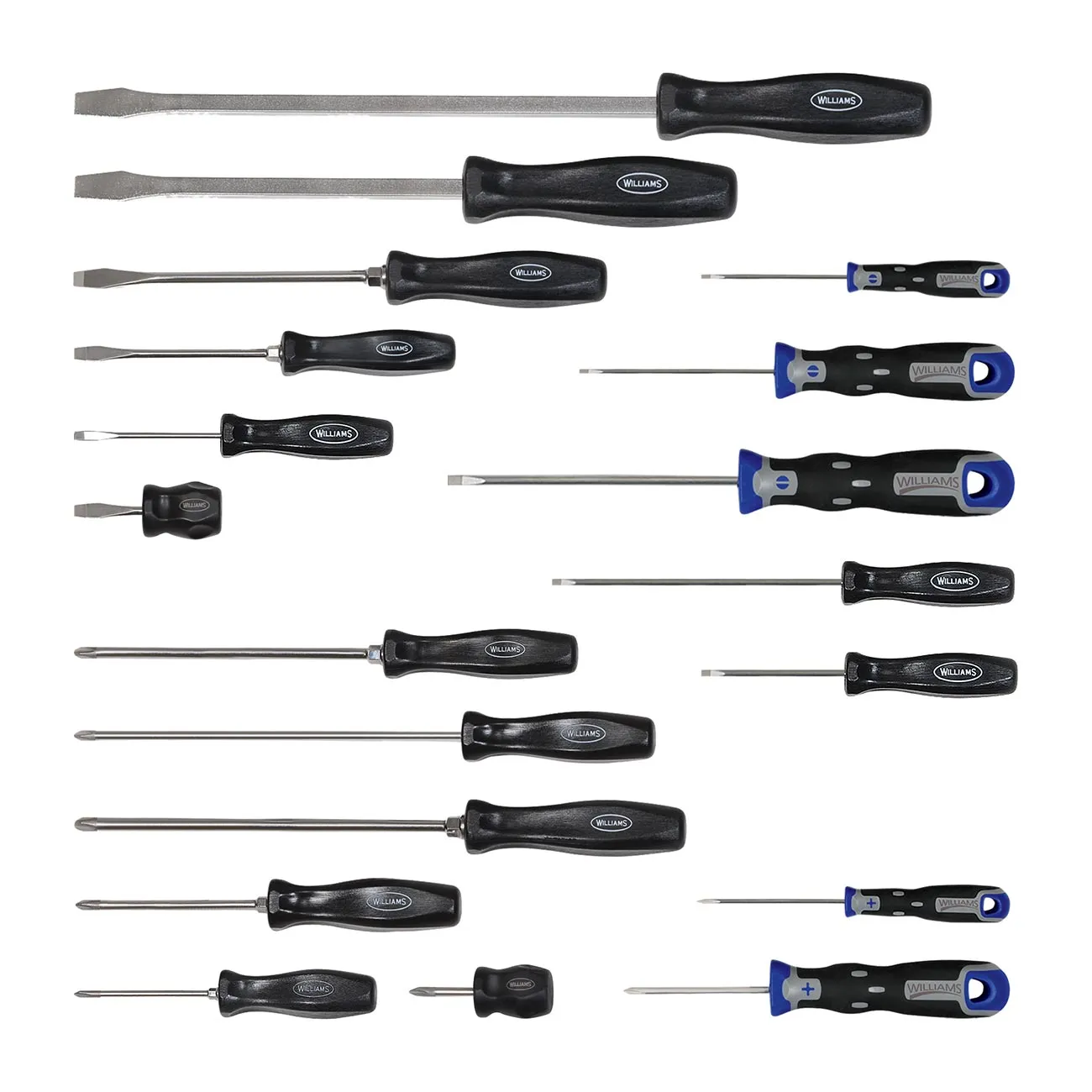 Williams JHW100P19MD — Williams Premium 19-Piece Mixed Screwdriver Set