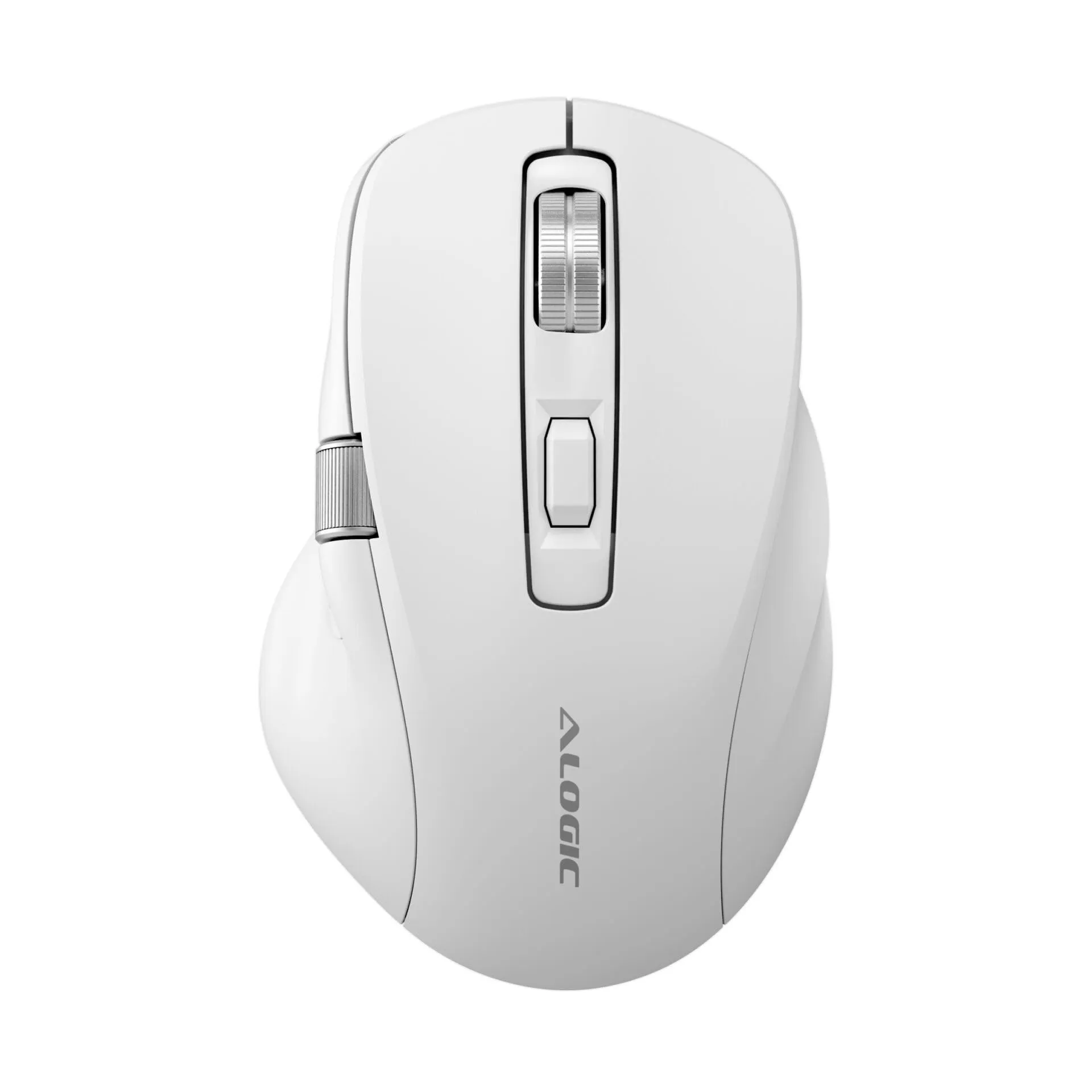 ALOGIC AMBT7KWH — ALOGIC APEX BLUETOOTH USB-C RECHARGEABLE 7 KEYS PROGRAMMABLE MOUSE-WHITE