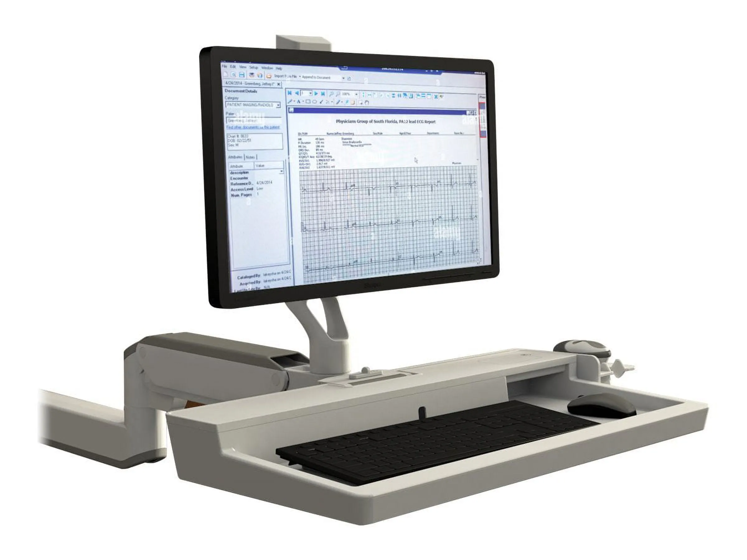 ERGOTRON 45-618-251 — CAREFIT COMBO SYSTEM, SNOW