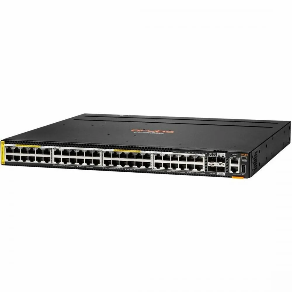 HPE S3L77A — HPE 6300L Layer 2 Switch with 48 Ports and 10G Uplinks