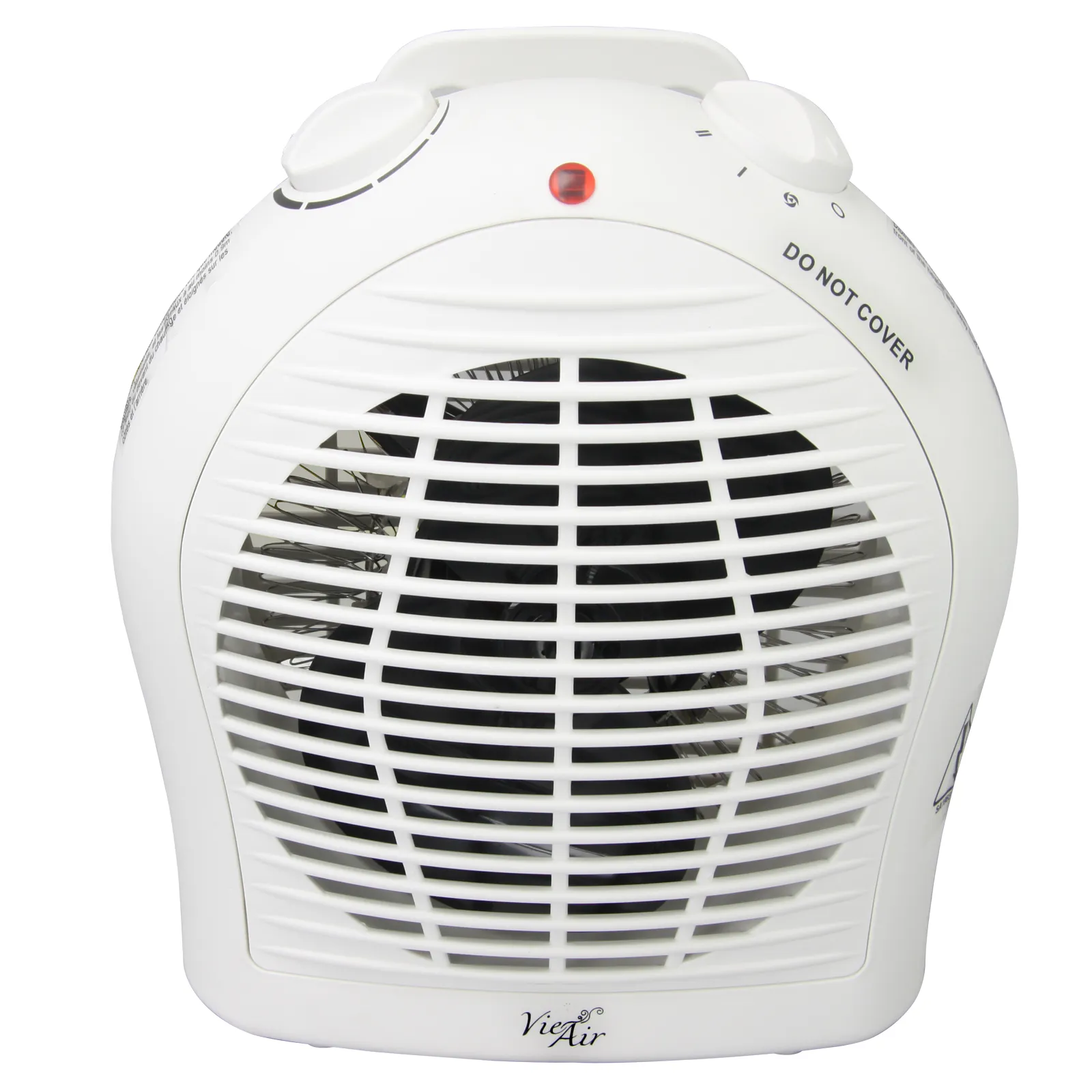 VIE AIR VA-305 — Vie Air 1500W Portable 2-Settings White Fan Heater with Adjustable Thermostat