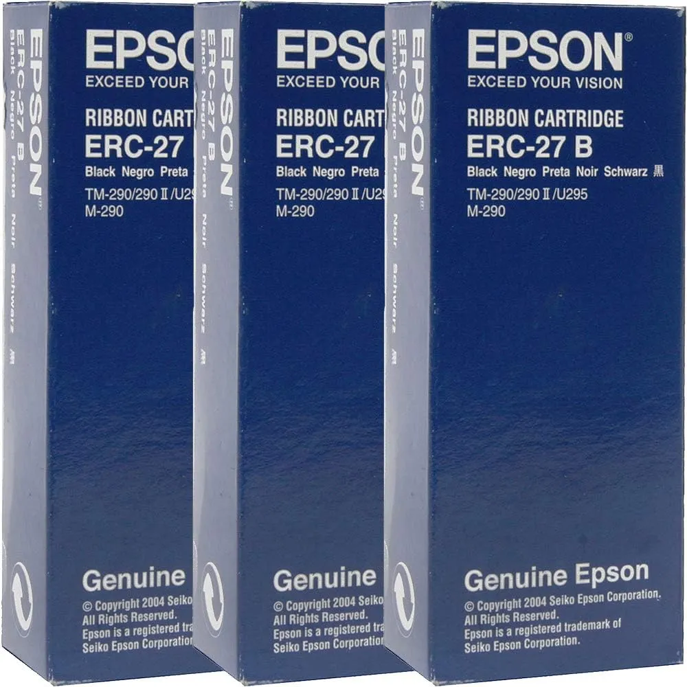EPSON ERC-27B - Black Ribbon Cartridge for POS Printers