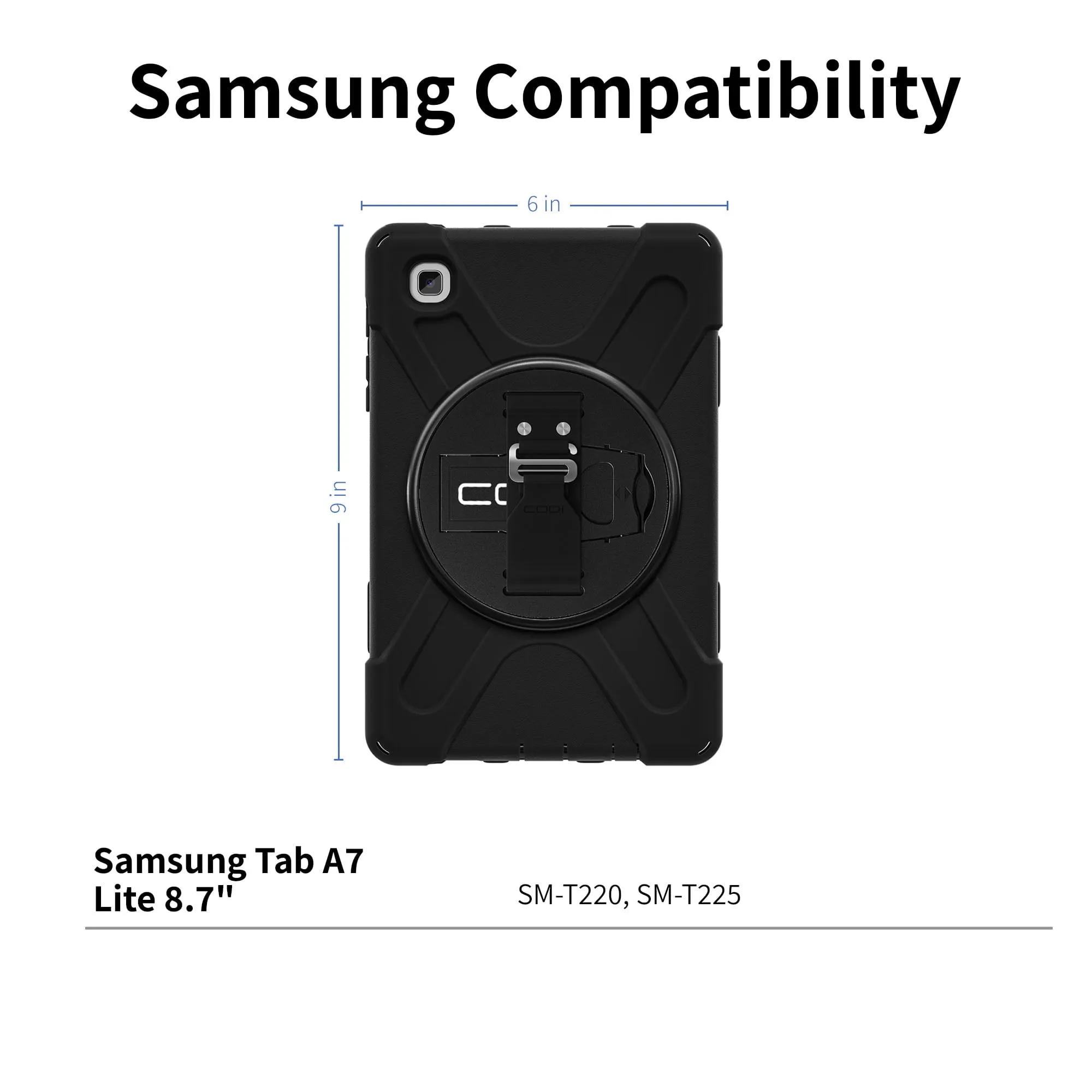 CODi C30705062 — Rugged Case for Samsung Galaxy Tab A7 Lite 8.7