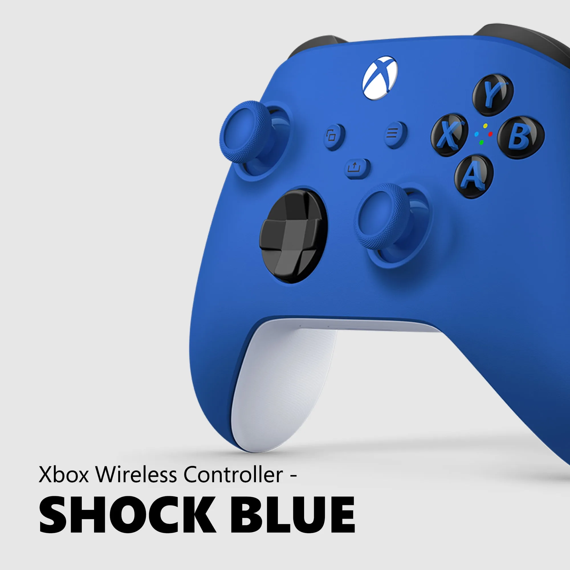 Microsoft EP2-29939 — WLC M Branded Shock Blue Xbox Controller