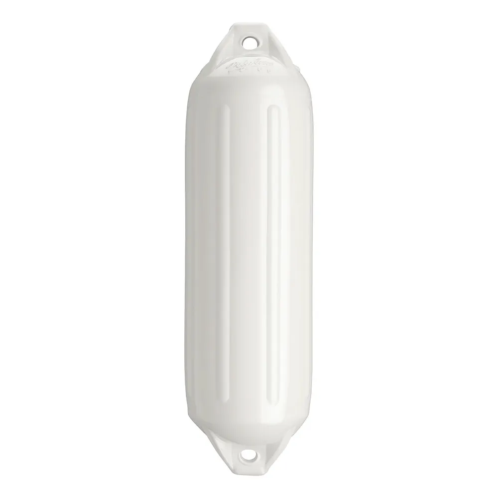 Polyform NF-3 WHITE - Polyform NF-3 Heavy-Duty Twin Eye Fender - 5.6 x 19