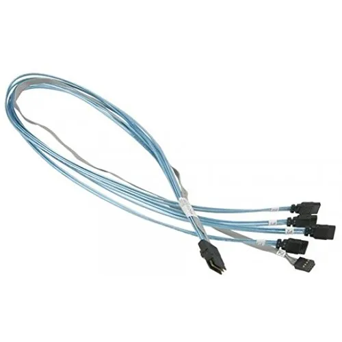 Supermicro CBL-0237L-01 — Supermicro 27.5-inch iPass to 4 SATA Sideband Cable