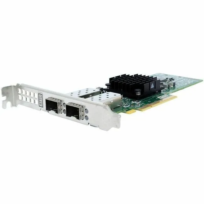 Atto Technology FFRM-N422-000 — 25GB Dual Channel Low Profile SFP28 PCIe Module