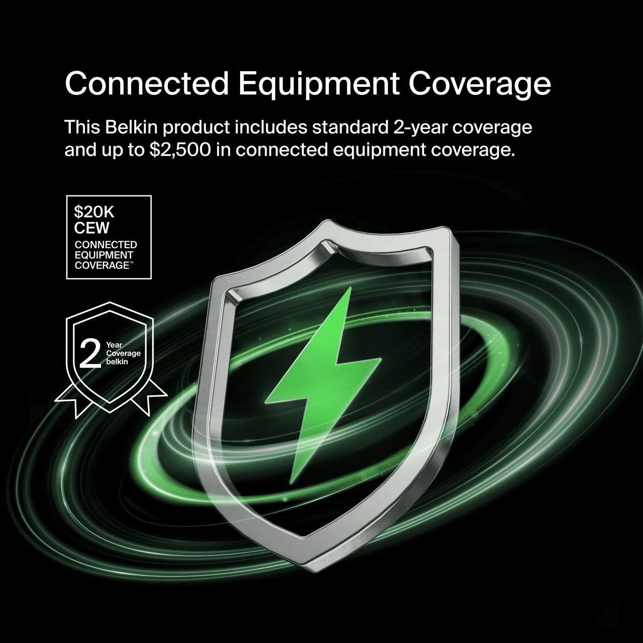 Belkin ENA013FQBK — POWERBANK 20K 30W, INTEGRATED CABLE, SWITCH 2,BLACK