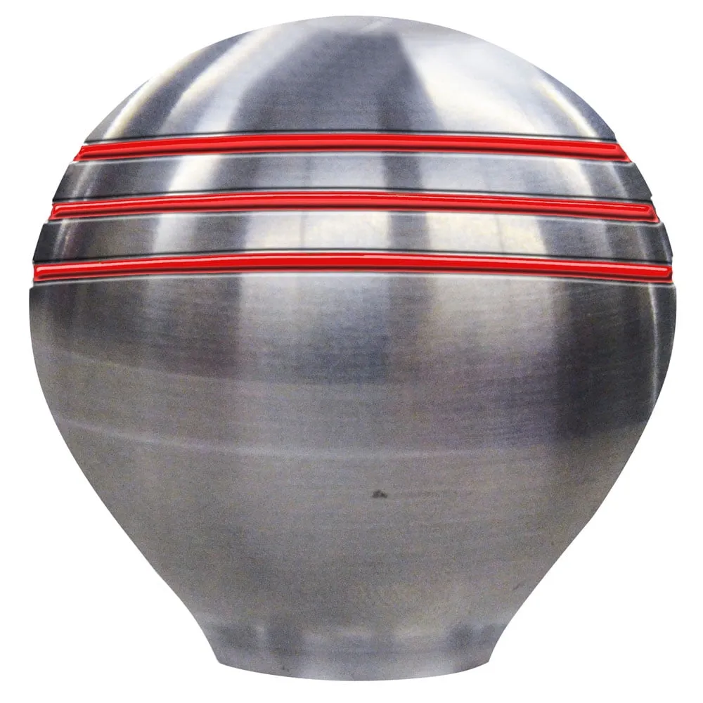 Schmitt & Ongaro Marine 50020 — Schmitt & Ongaro Throttle Knob - 1-1/2" - Red Grooves