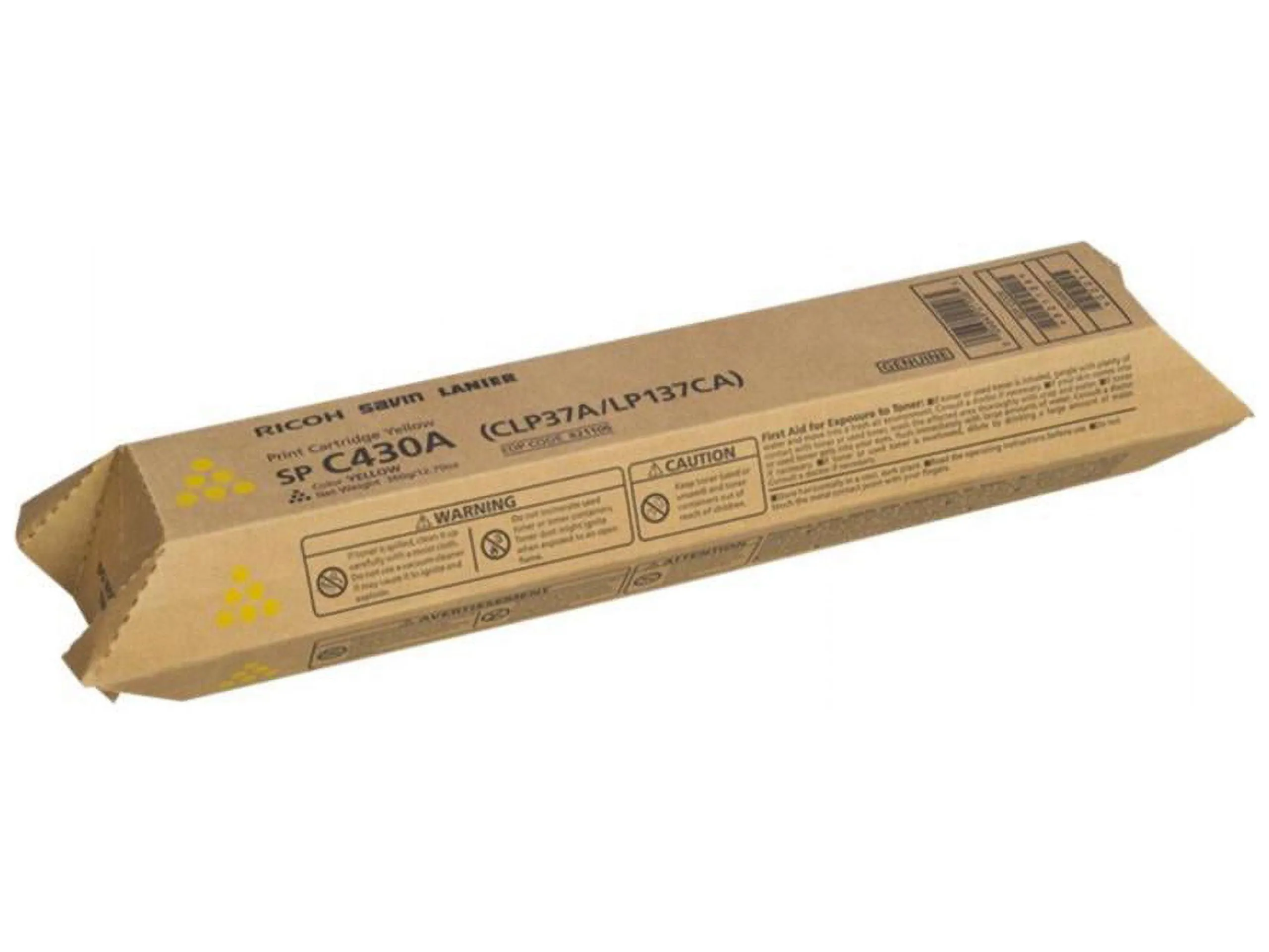 RICOH / Fujitsu 821302 — RICOH SPC430A YELLOW TONER CARTRIDGE FOR USE IN AFICIO SPC430DN SPC431DN SPC431D