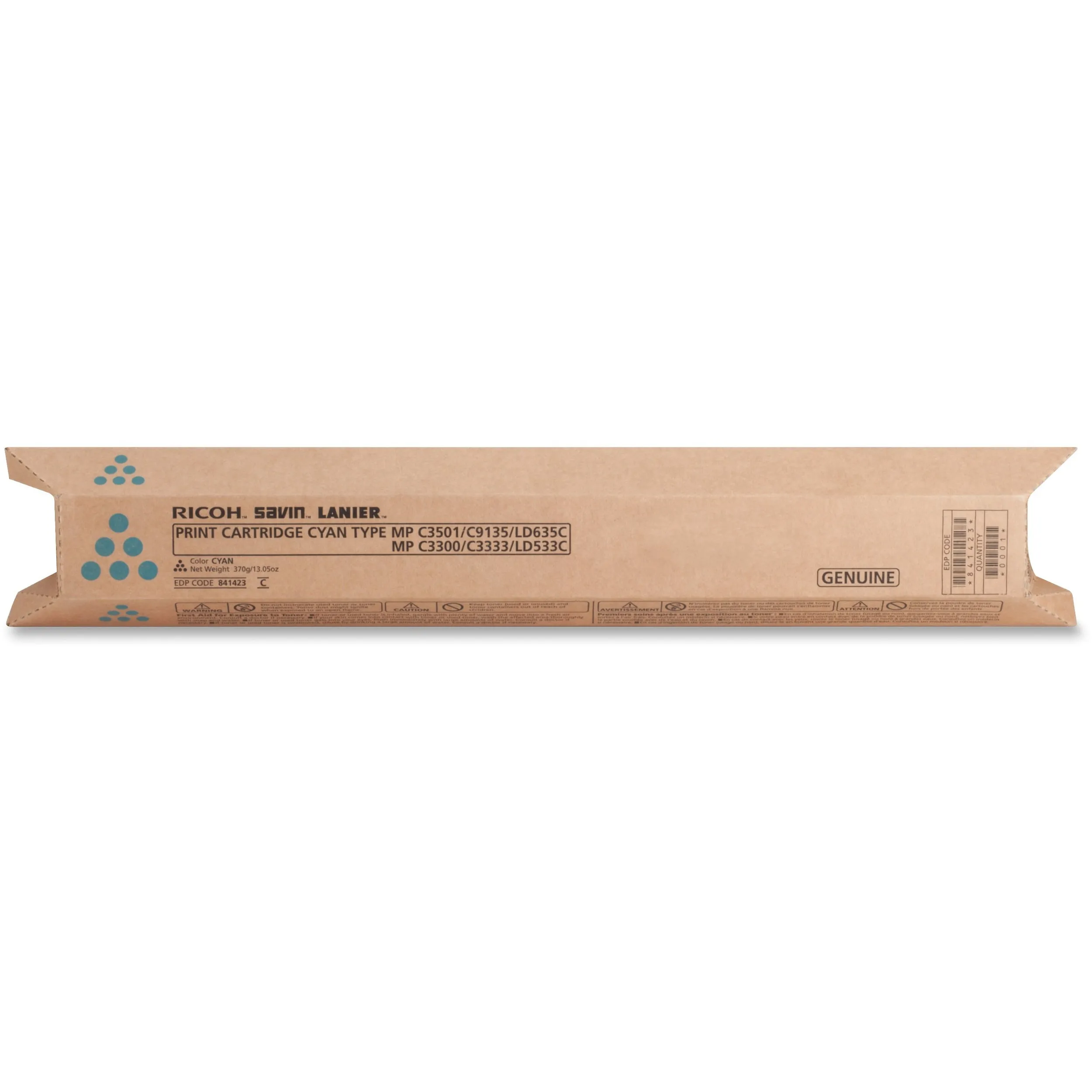 RICOH / Fujitsu 841423 — Ricoh High Yield Cyan Toner Cartridge for Printers