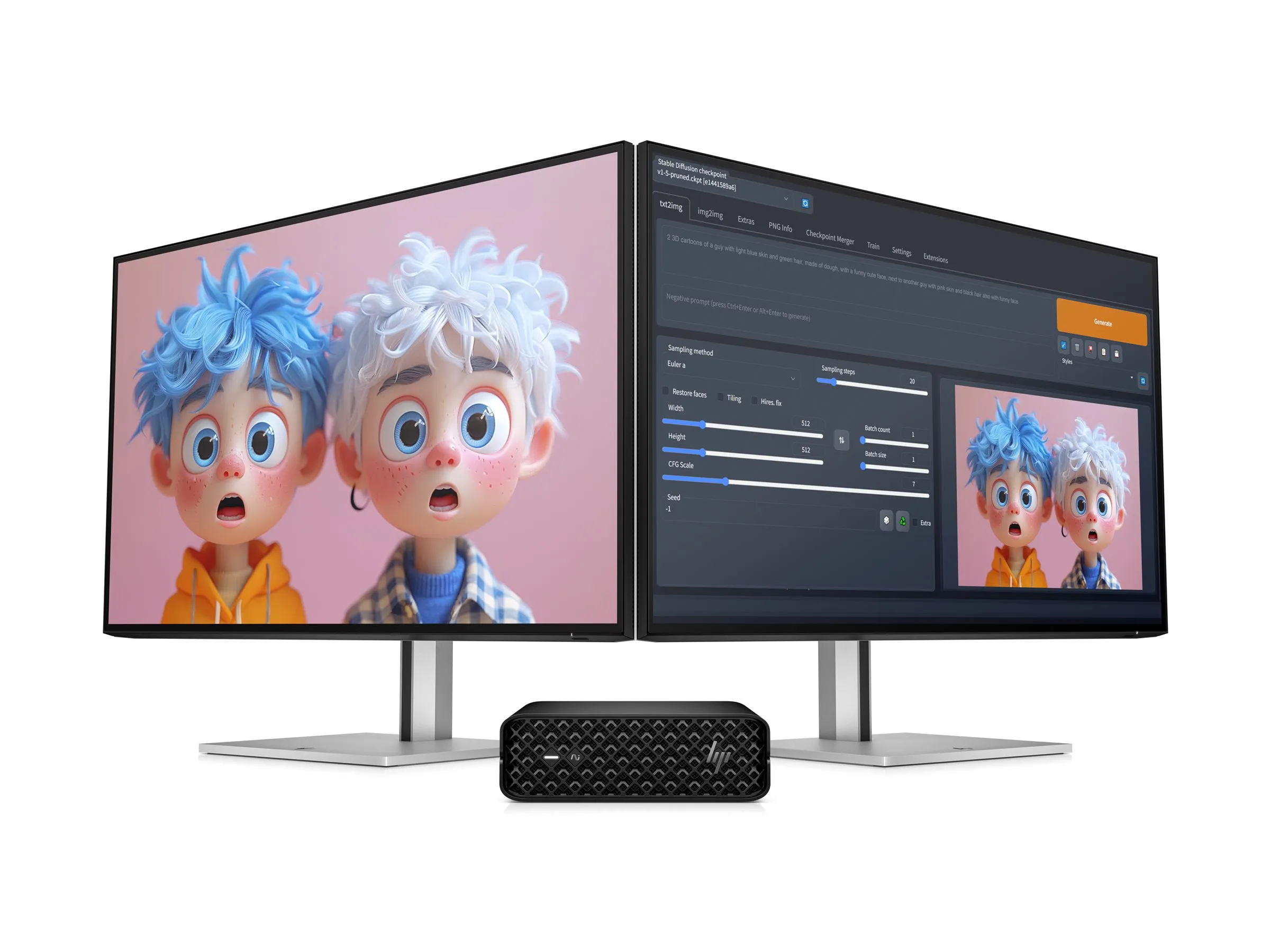 HP BM6M8UT#ABA — SBUY Z2 MINI G1I U5-245K 32GB 1TB PC AI BOOST (UP TO 13 TOPS) NVIDIA QUADRO RTX