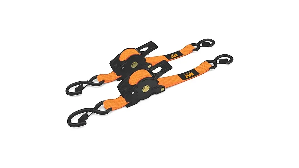 Muddy MUD-RRS10-2PK — 1"X10' Retractable Ratchet Straps 2 Pack