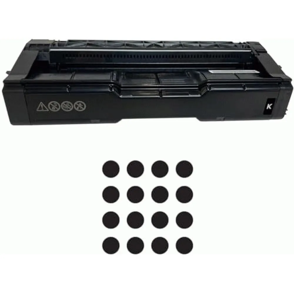 RICOH / Fujitsu 434060 — Genuine Black Toner for Ricoh C125 P & C125 MF Printers