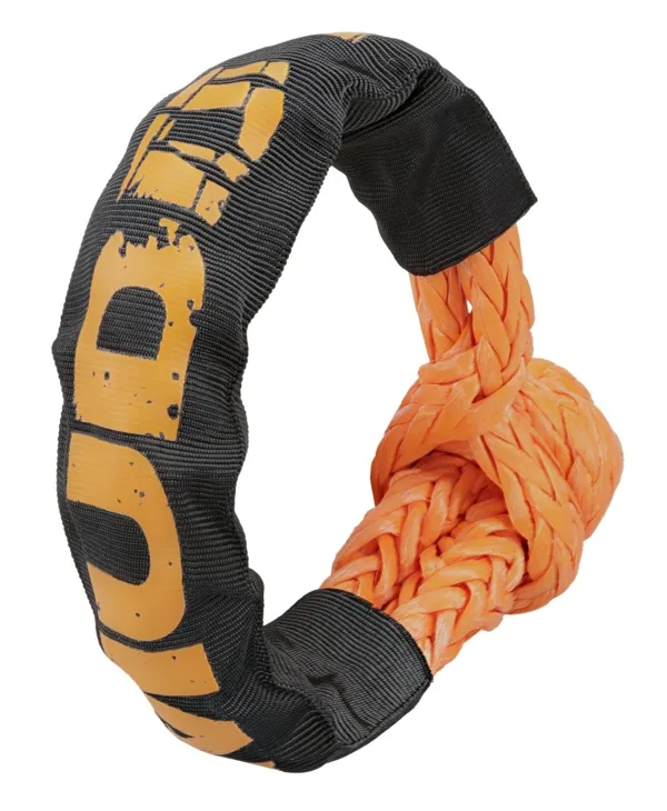 Muddy MUD-KRRK30 — 30 ft Kinetic Recovery Rope Kit with Shackles - Orange