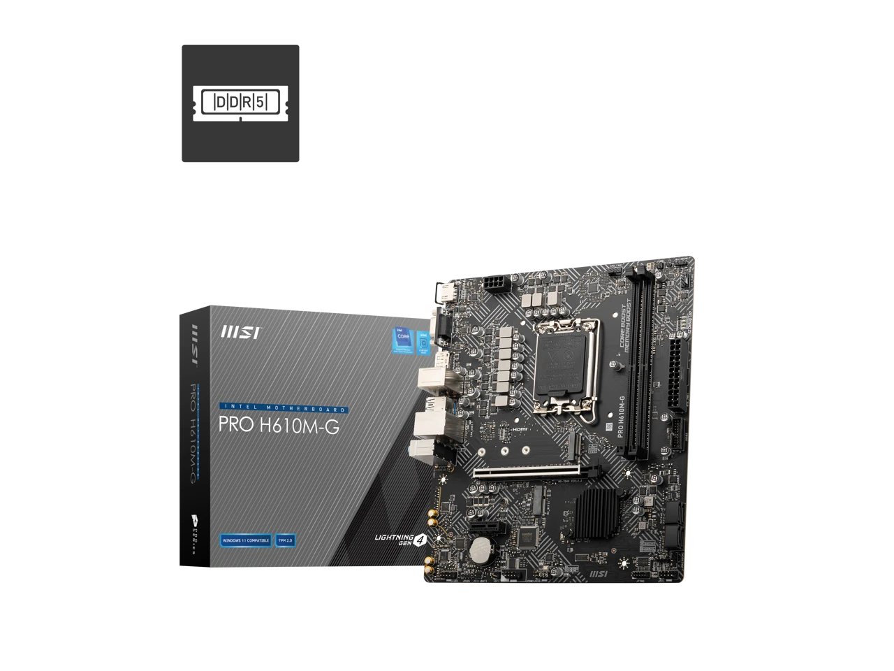 MSI PROH610MGD4 — PRO H610M-G DDR4 MATX MBD DDR4