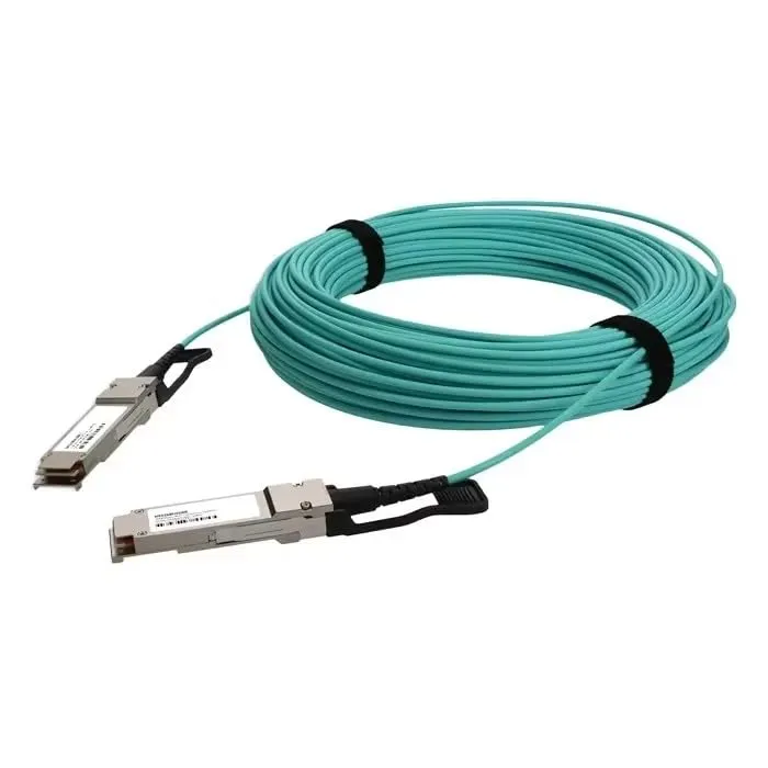 NVIDIA MFS1S00-H100V — MELLANOX ACTIVE OPTICAL CABLE, UP TO 200GB/S VPI (IB HDR & 200GBE), QSFP56, LSZH