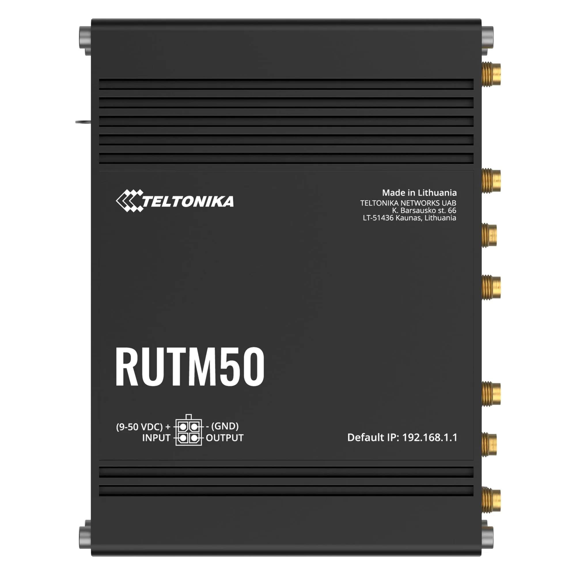 Teltonika Networks RUTM50300600 — RUTM50 EMEA, APAC, BRAZIL / STANDARD PACKAGE WITH EU PSU, 5G BACKWARD COMPATIBLE